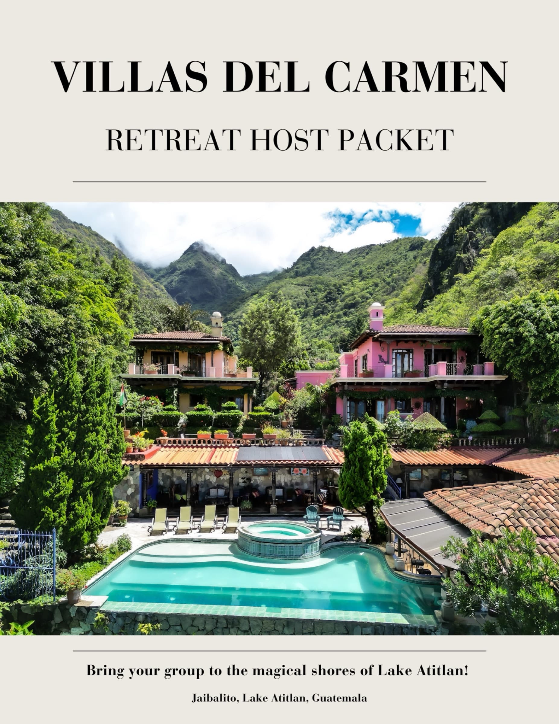 Villas del Carmen retreat spaces